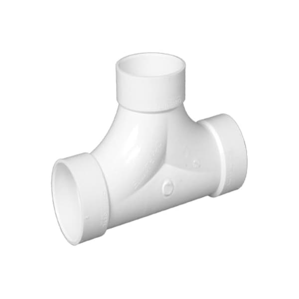 Cleanout Tee 3-in Hub X 3-in D Hub PVC